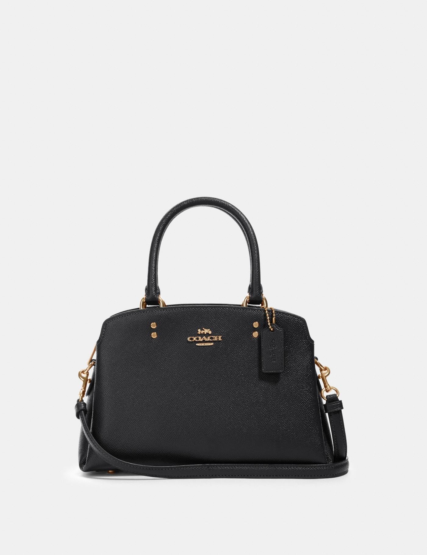 Coach Mini Lillie Carryall In Black