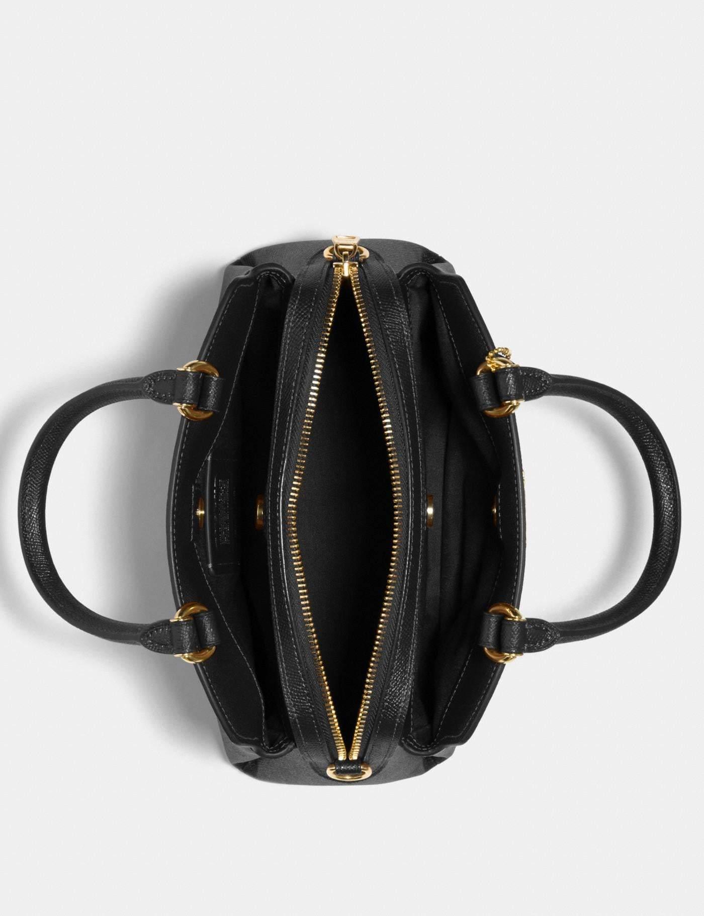 Coach Mini Lillie Carryall In Black