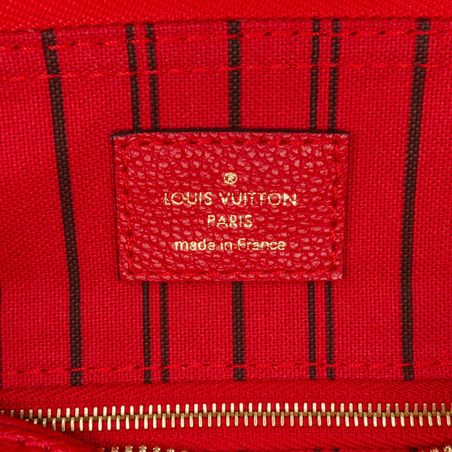 Louis Vuitton Monogram Empreinte Speedy Bandouliere 25 Red