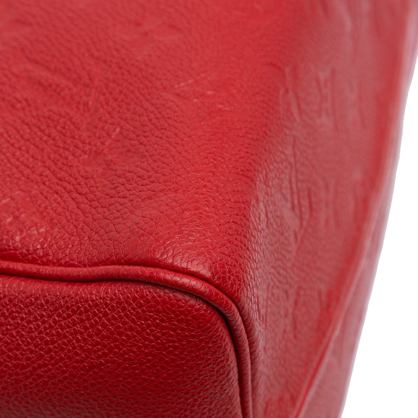 Louis Vuitton Monogram Empreinte Speedy Bandouliere 25 Red