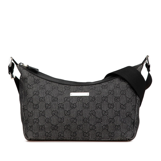 Gucci GG Canvas Crossbody Gray