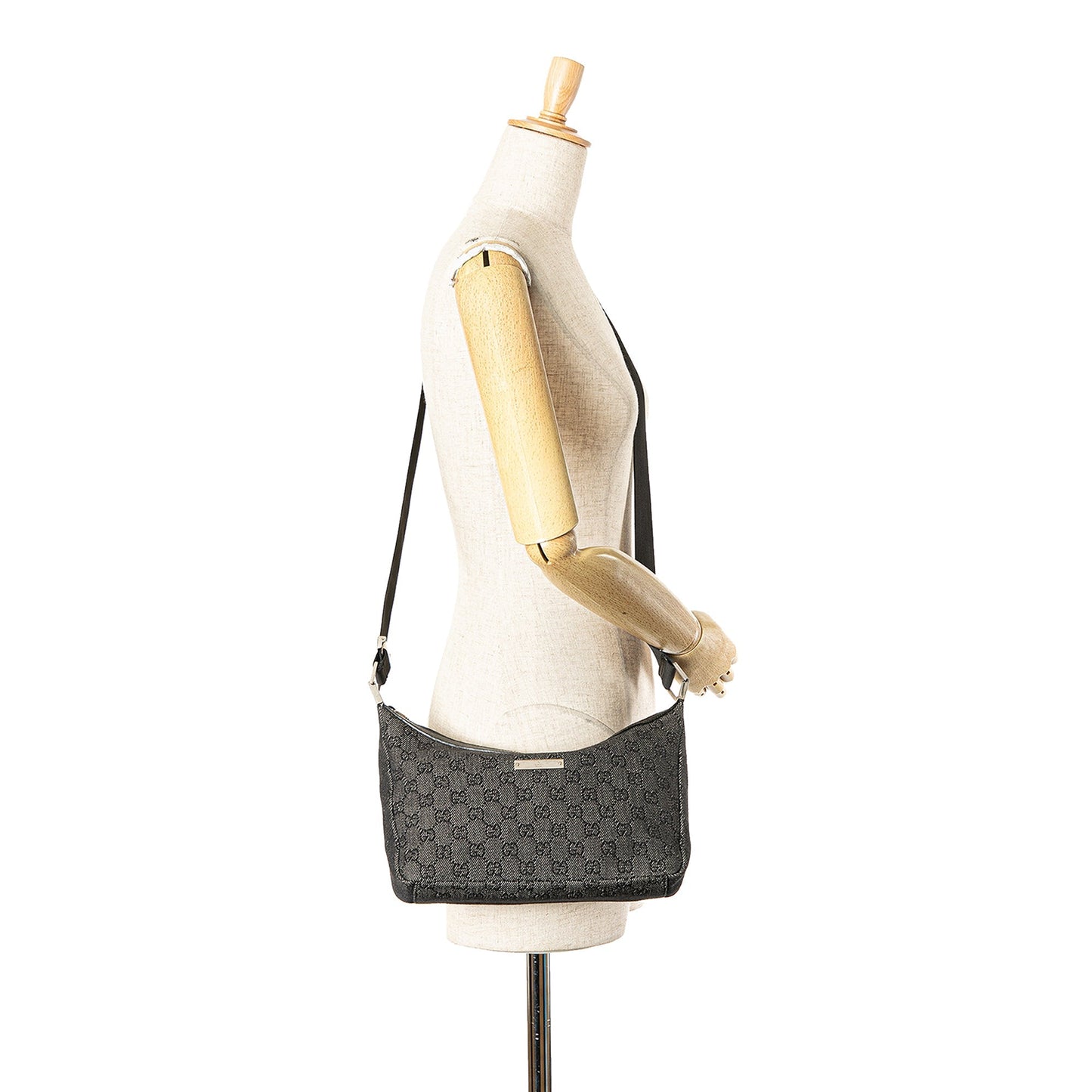Gucci GG Canvas Crossbody Gray