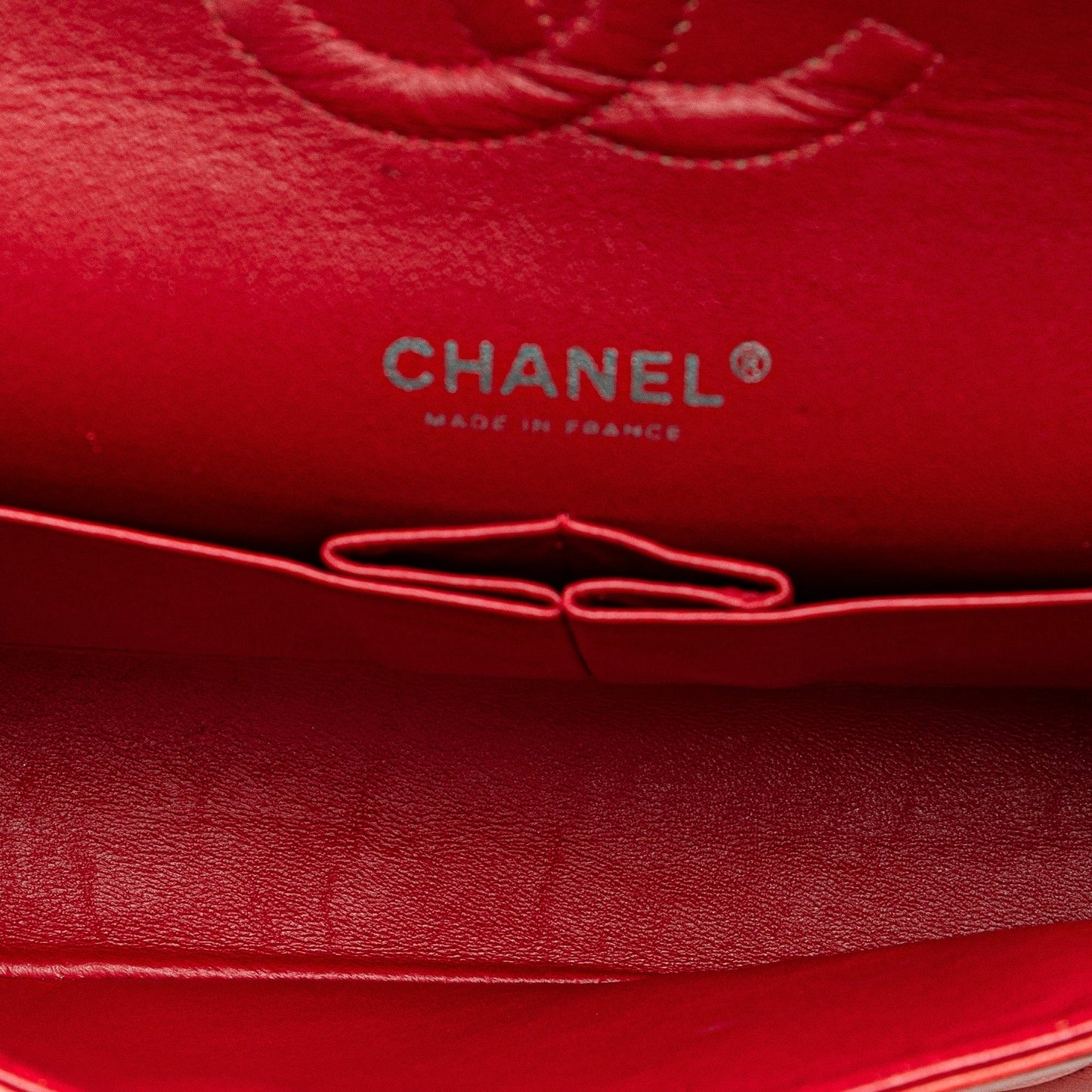 Chanel Medium Classic Lambskin Double Flap Red