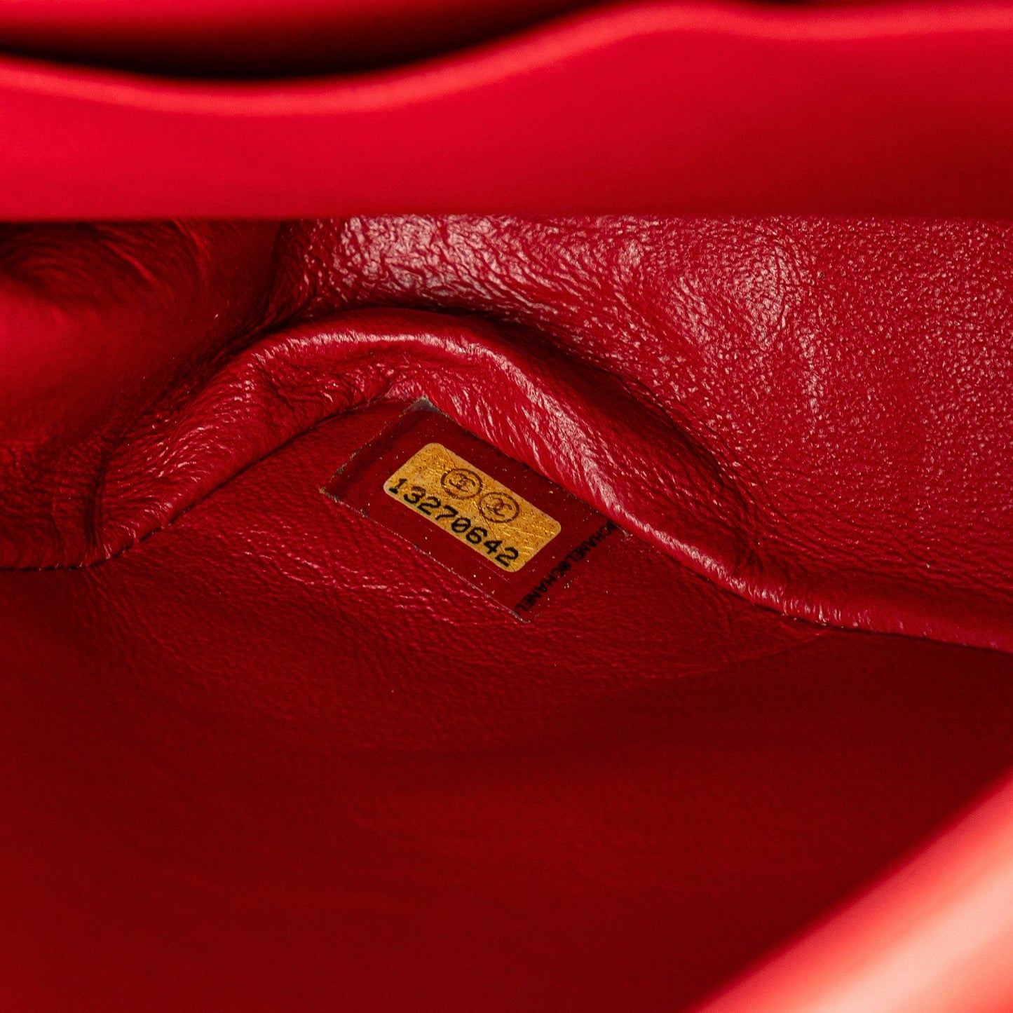 Chanel Medium Classic Lambskin Double Flap Red