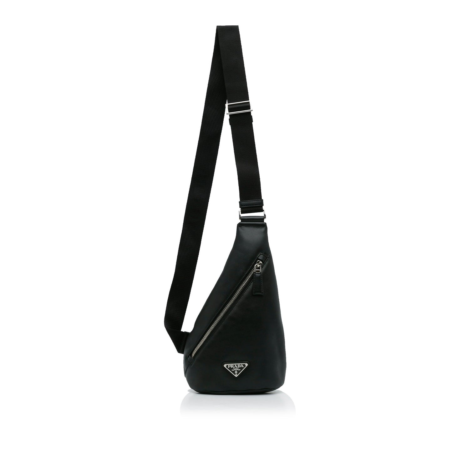Prada Prada Cross Leather Bag Black
