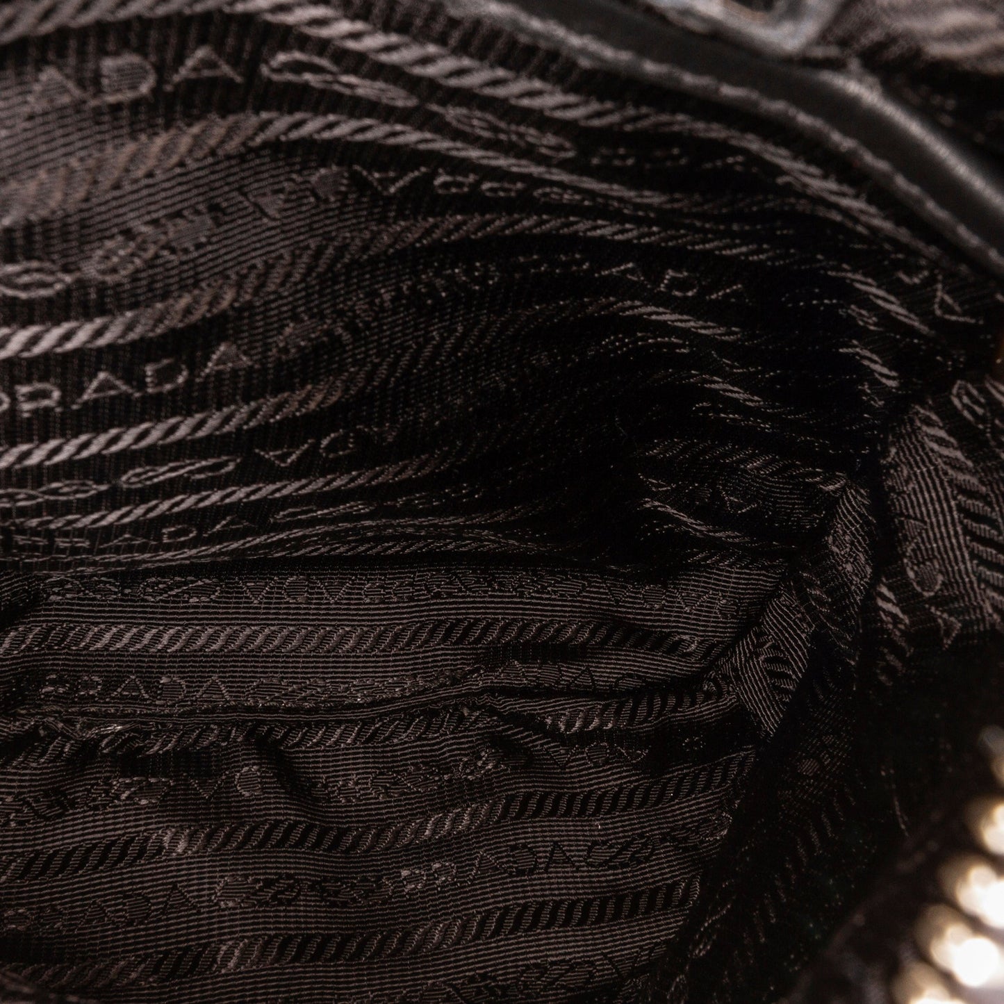 Prada Prada Cross Leather Bag Black
