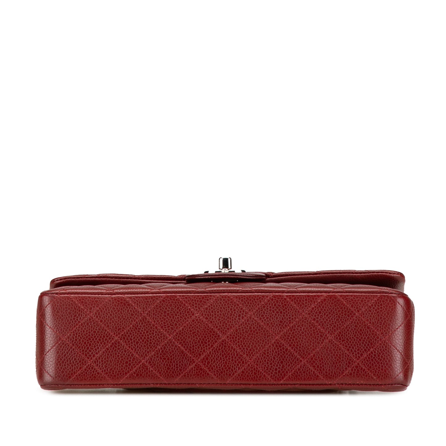Chanel Medium Classic Caviar Double Flap Red