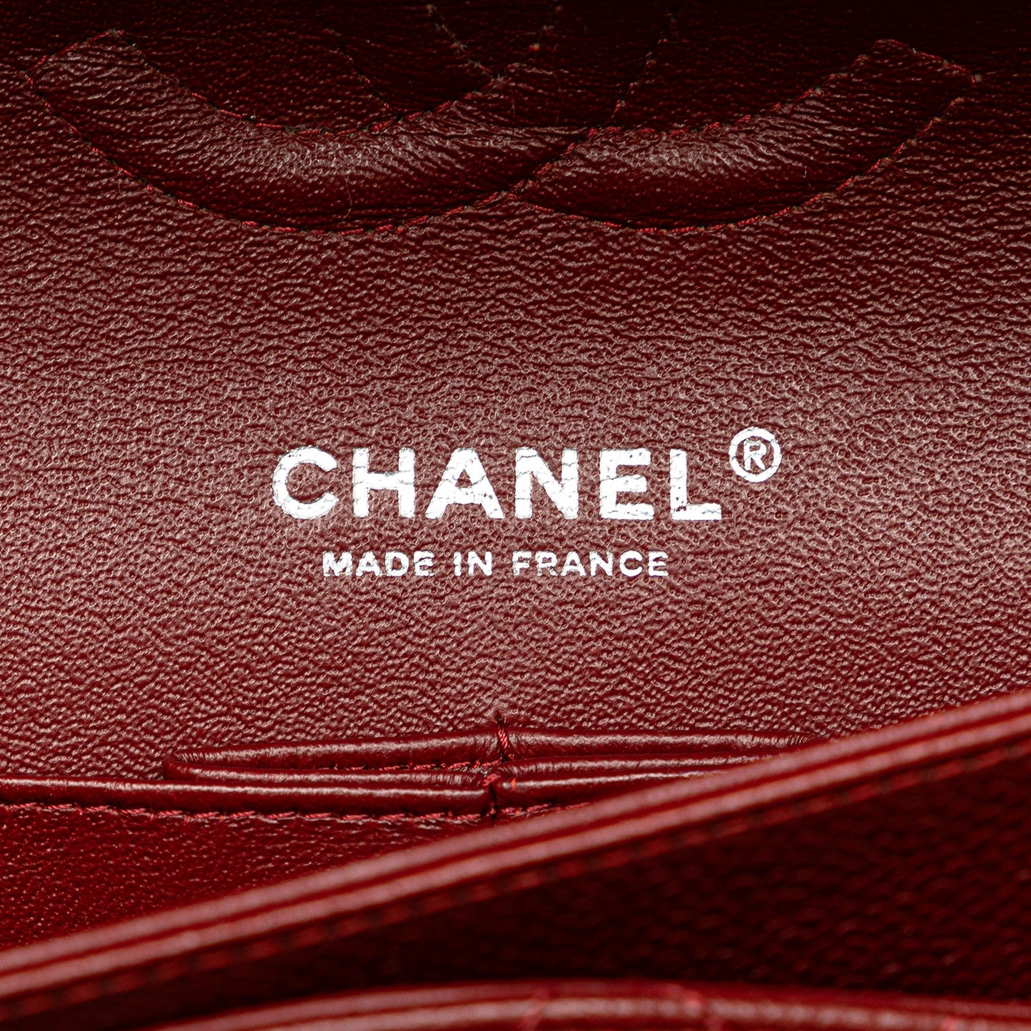 Chanel Medium Classic Caviar Double Flap Red