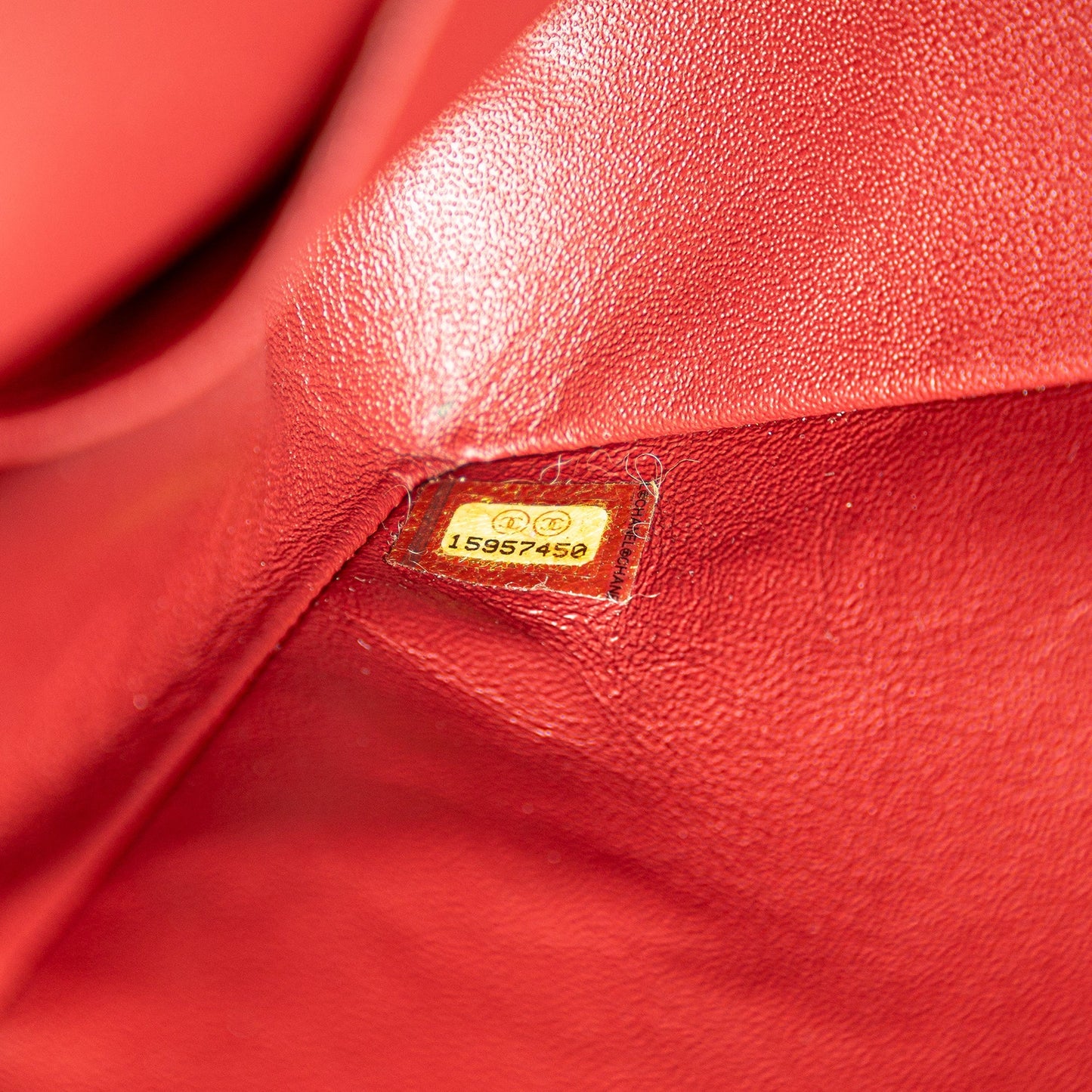 Chanel Medium Classic Caviar Double Flap Red