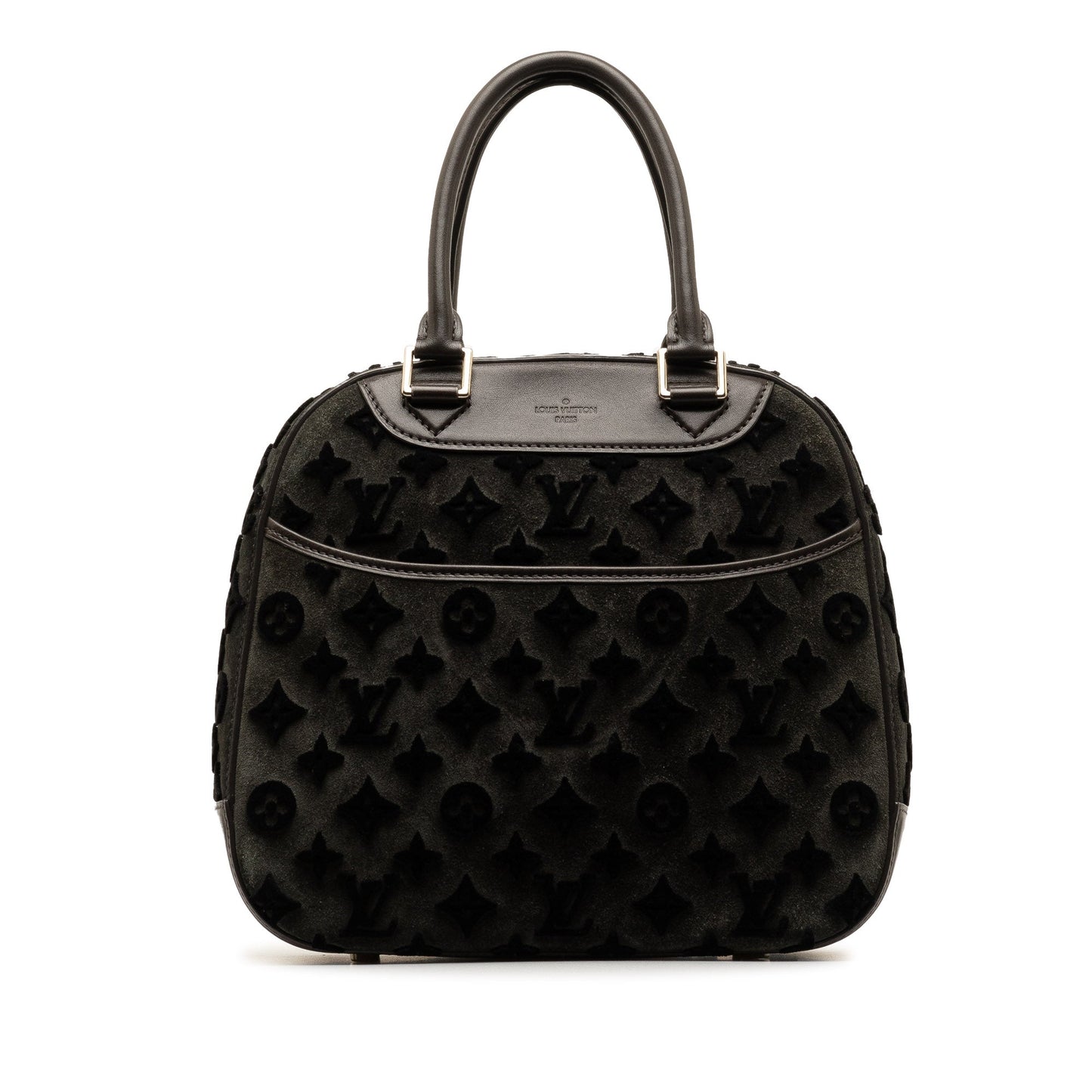Louis Vuitton Monogram Tuffetage Deauville Cube Black