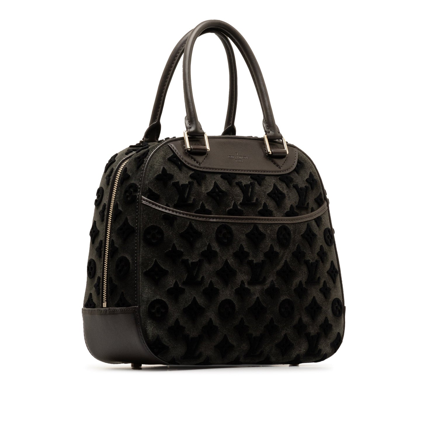 Louis Vuitton Monogram Tuffetage Deauville Cube Black
