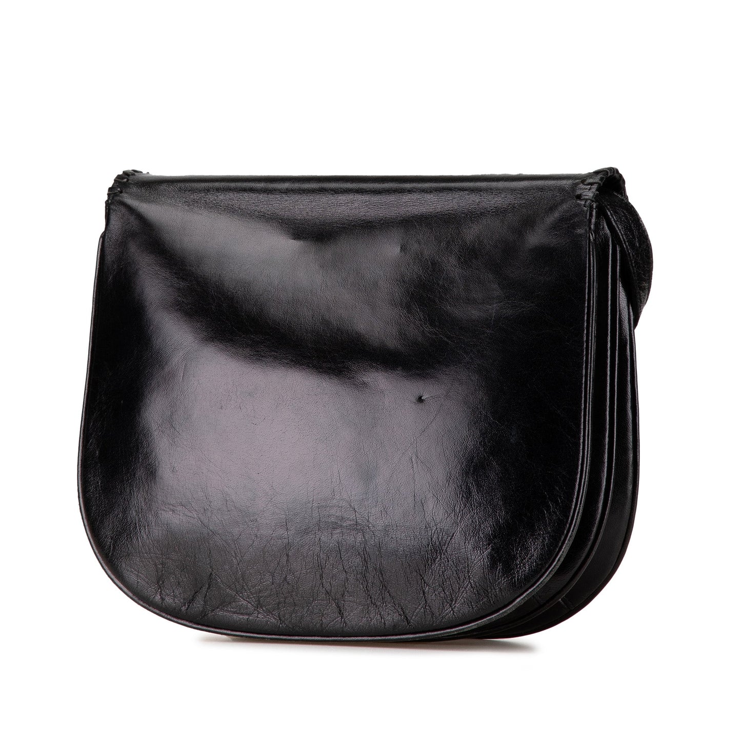 Yves Saint Laurent Leather Shoulder Bag Black