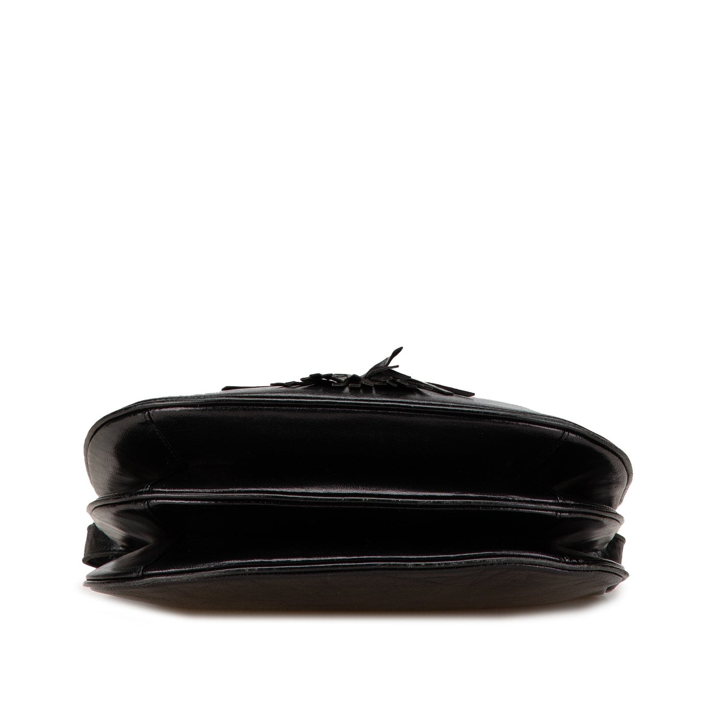 Yves Saint Laurent Leather Shoulder Bag Black