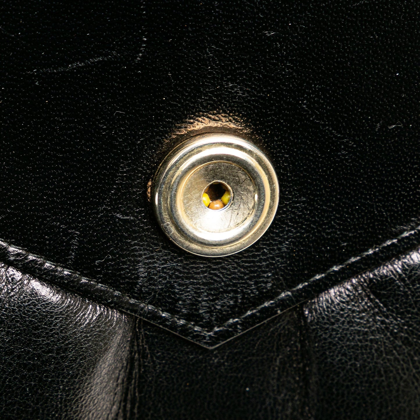 Yves Saint Laurent Leather Shoulder Bag Black