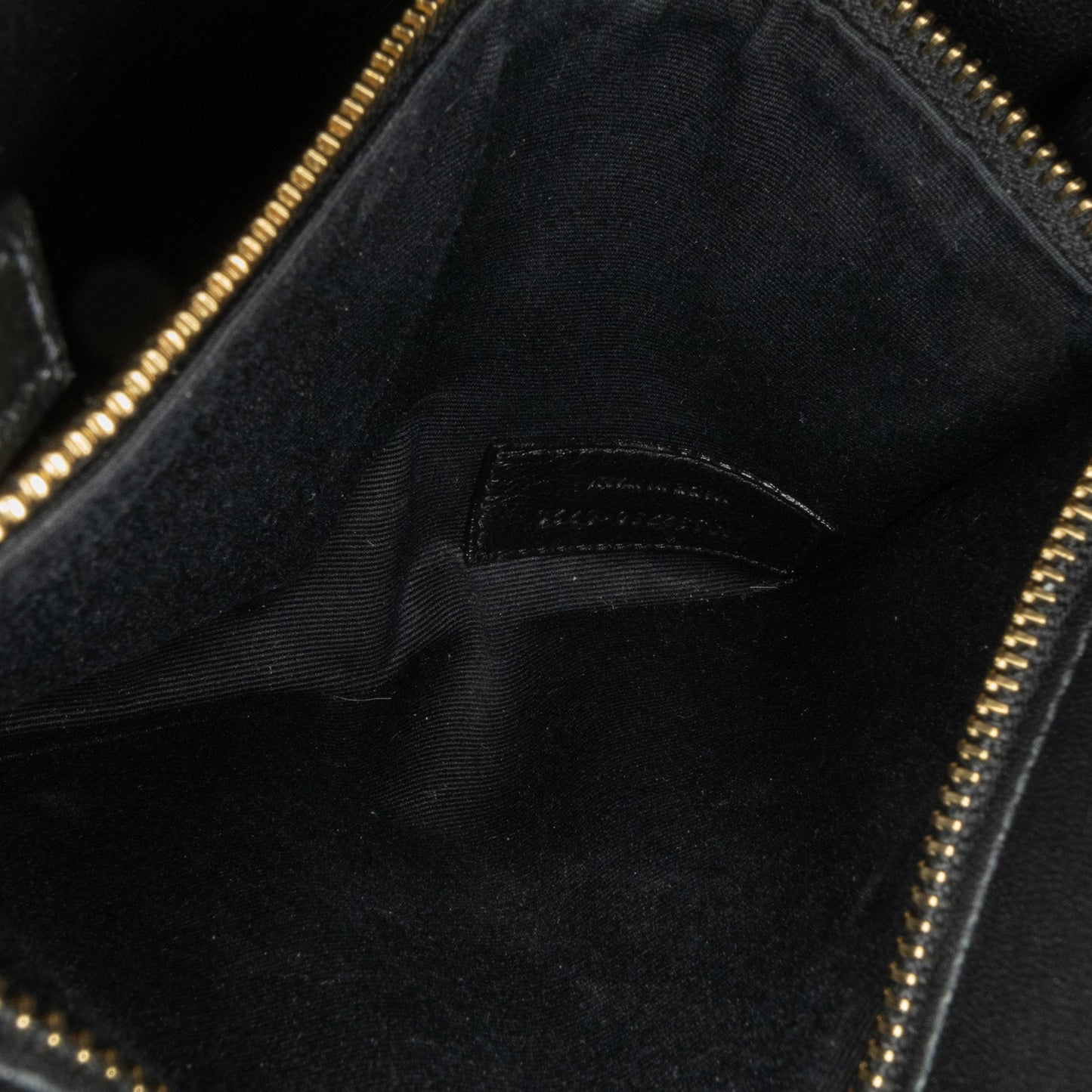 Saint Laurent Calf Hair Cassandra Crossbody Black