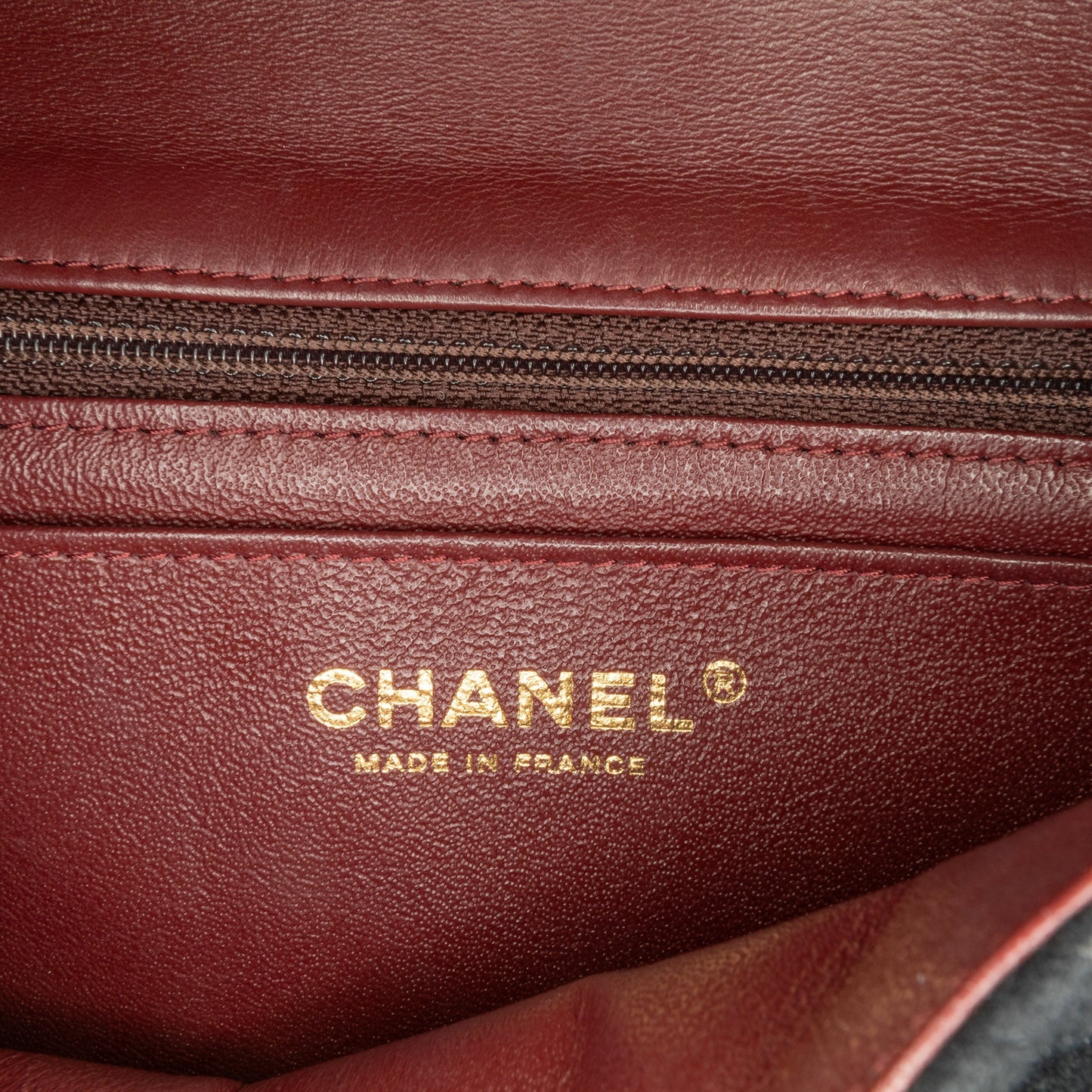 Chanel Mini Rectangular Felt Paris-Hamburg Charms Flap Black