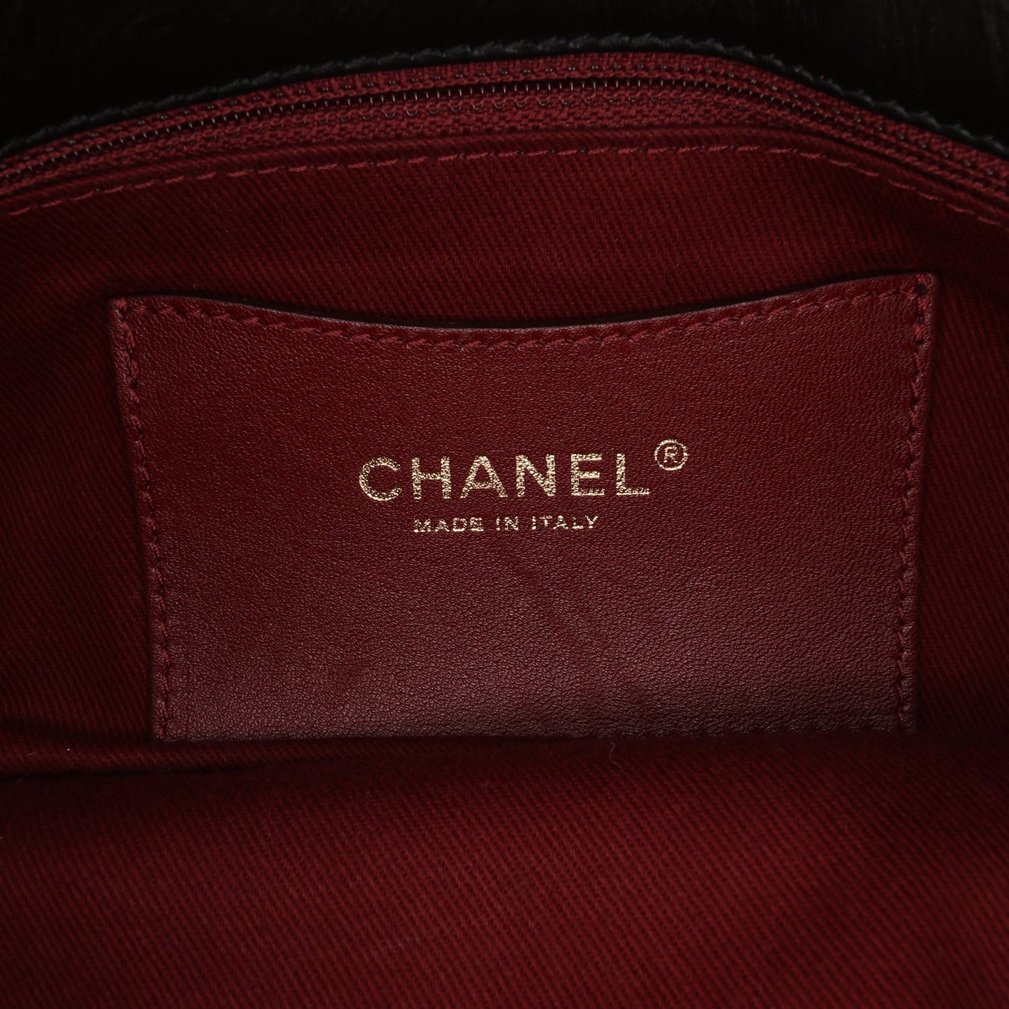 Chanel Medium Aged Calfskin Just Mademoiselle Bowling Bag Black