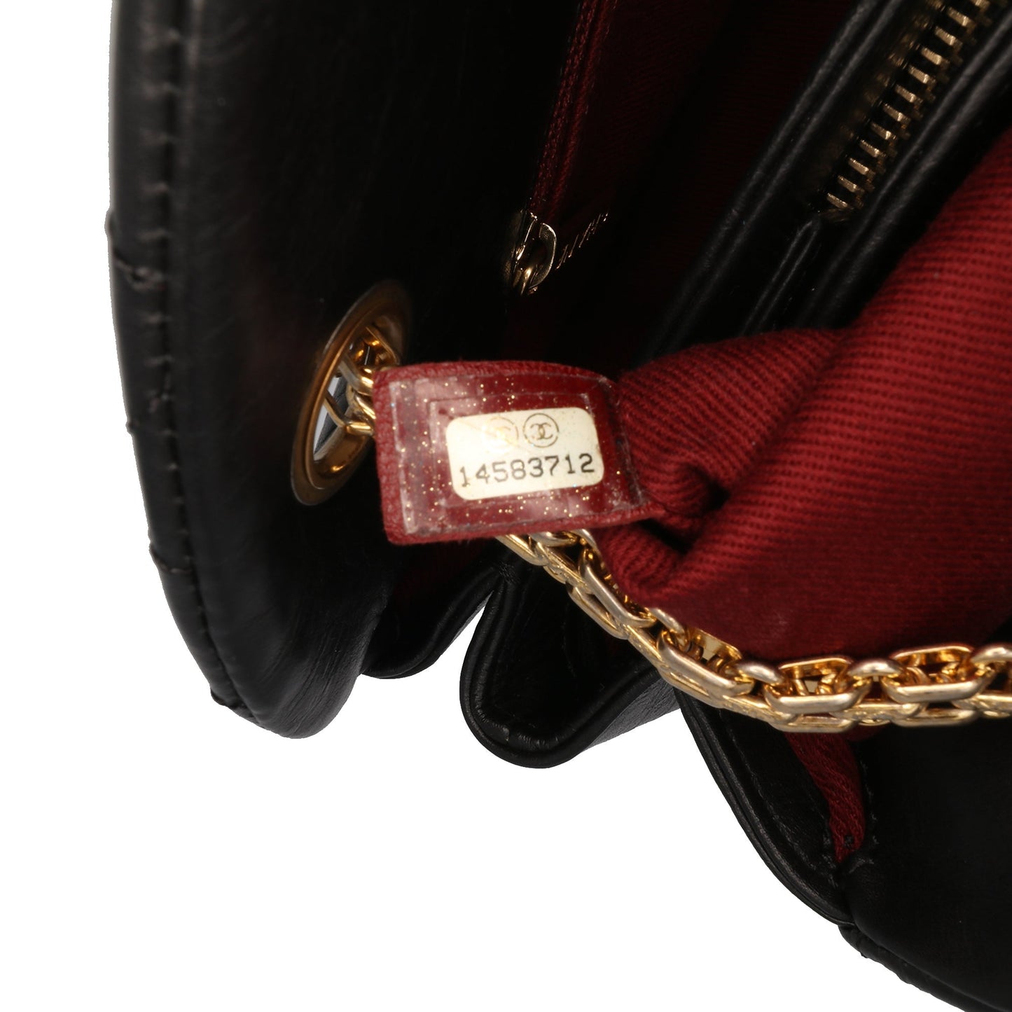 Chanel Medium Aged Calfskin Just Mademoiselle Bowling Bag Black