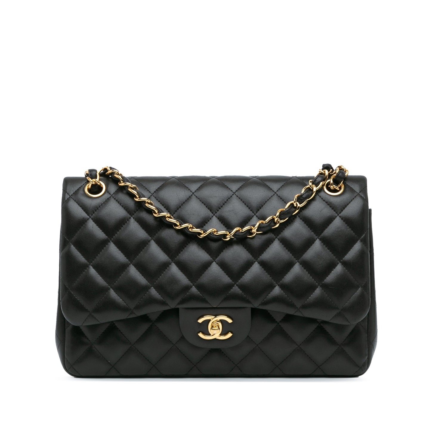 Chanel Jumbo Classic Lambskin Double Flap Black