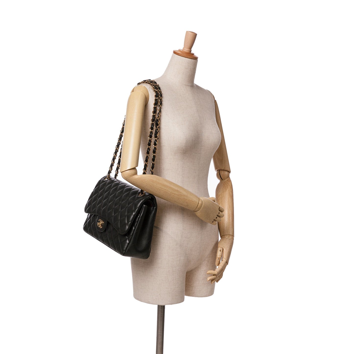 Chanel Jumbo Classic Lambskin Double Flap Black