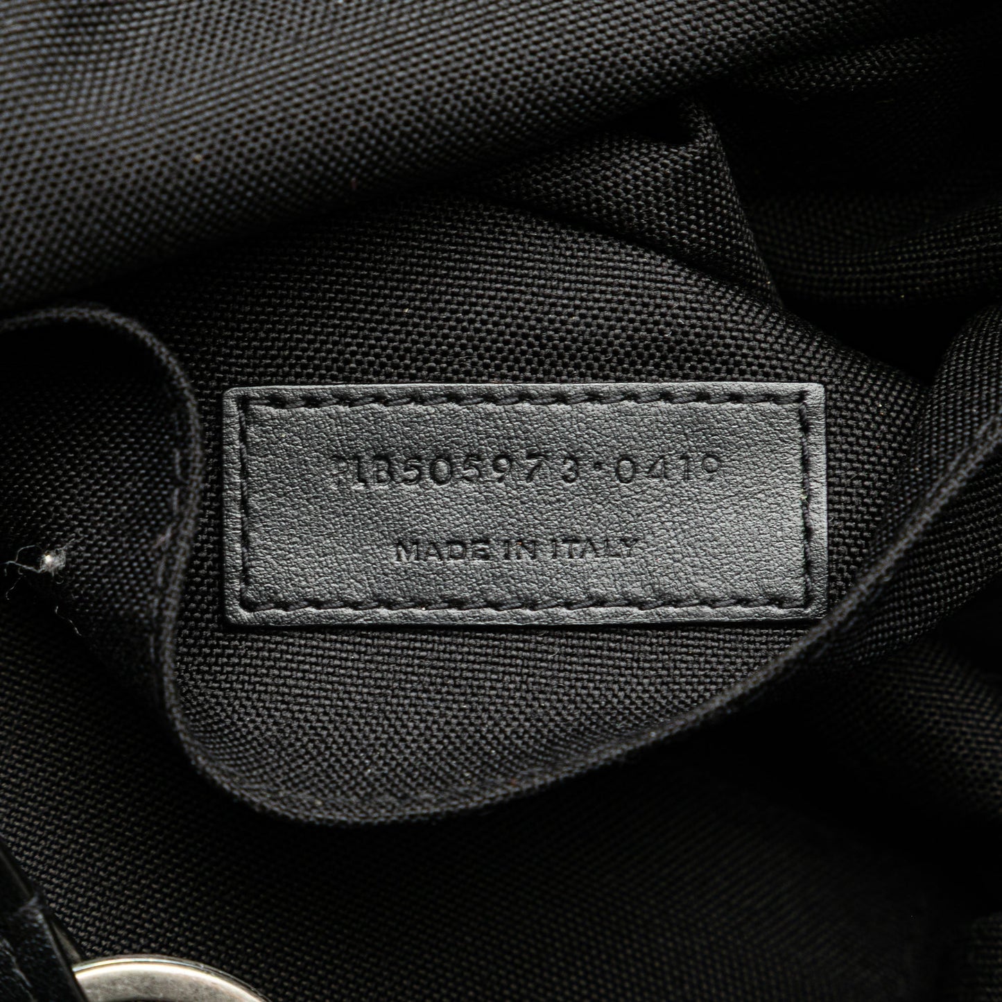 Saint Laurent Canvas City Belt Bag Black