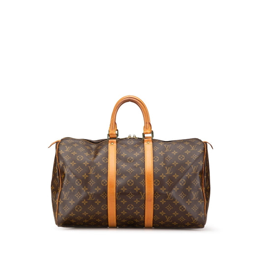 Louis Vuitton Monogram Keepall 45 Brown