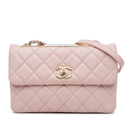 Chanel Quilted Lambskin Trendy CC Flap Pink