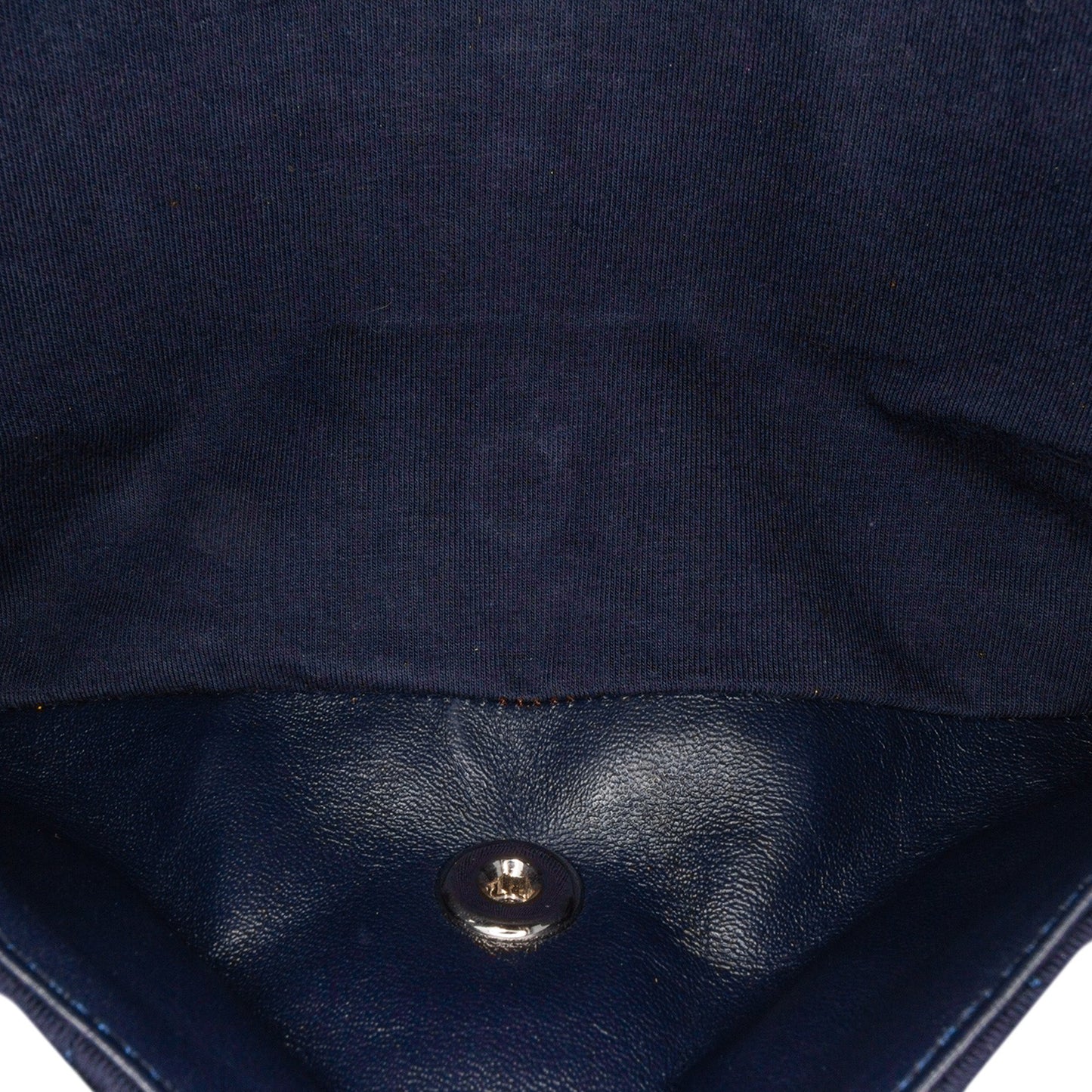 Chanel Medium Classic Jersey Double Flap Blue