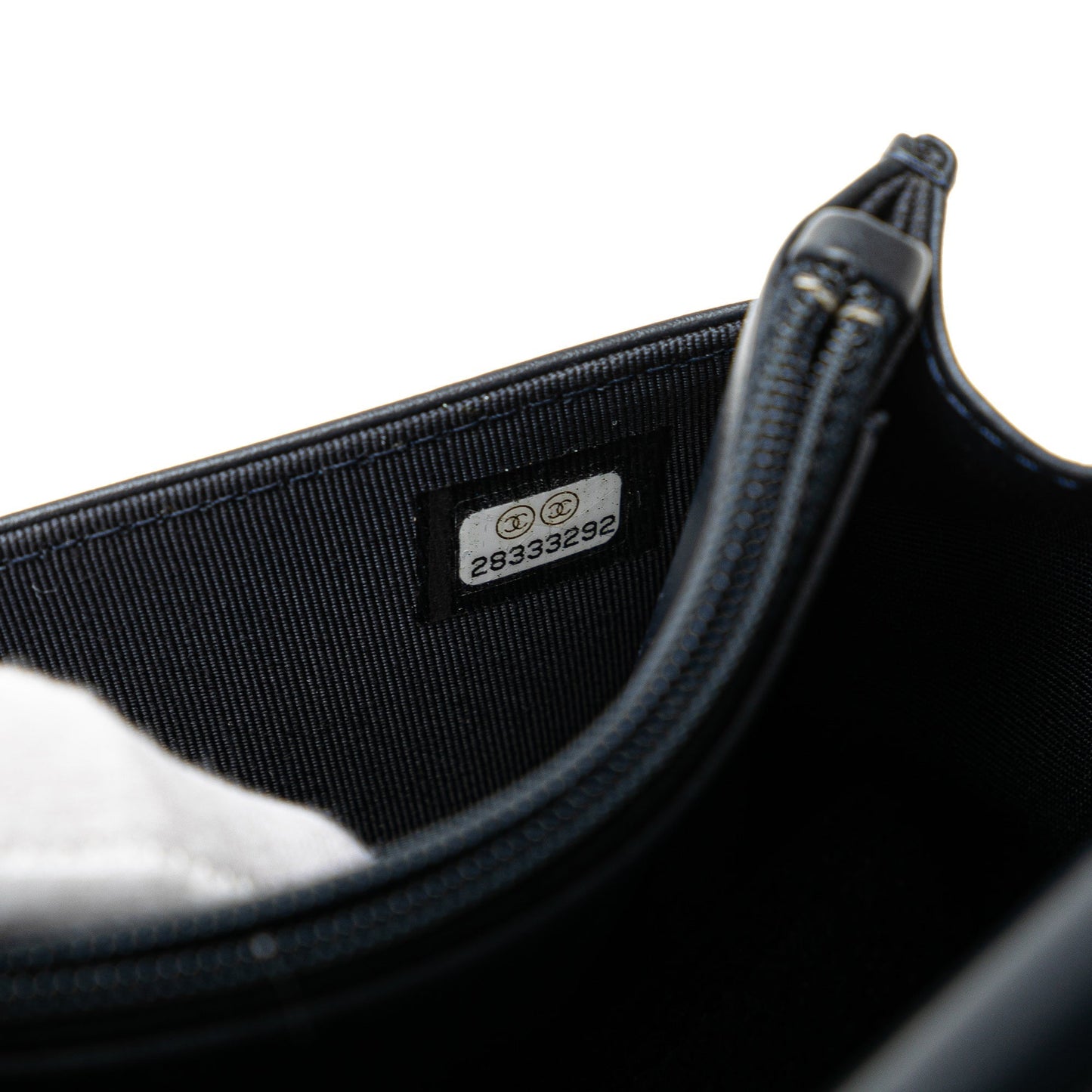 Chanel Quilted Aged Calfskin Gabrielle Wallet On Chain Black