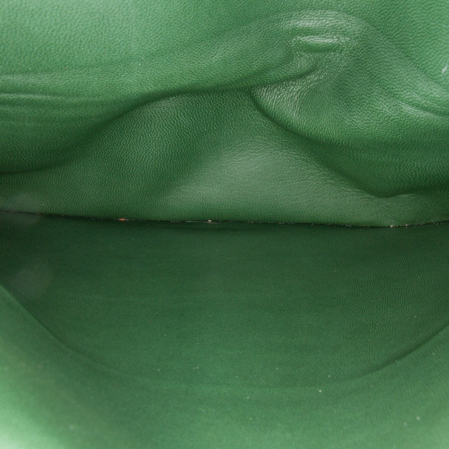 Chanel Jumbo Classic Patent Double Flap Green