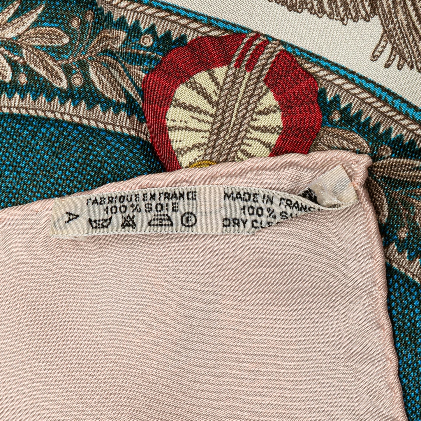 Sattars Grand Uniforme Silk Scarf White