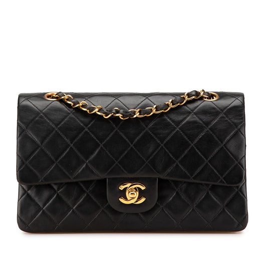 Chanel Medium Classic Lambskin Double Flap Black
