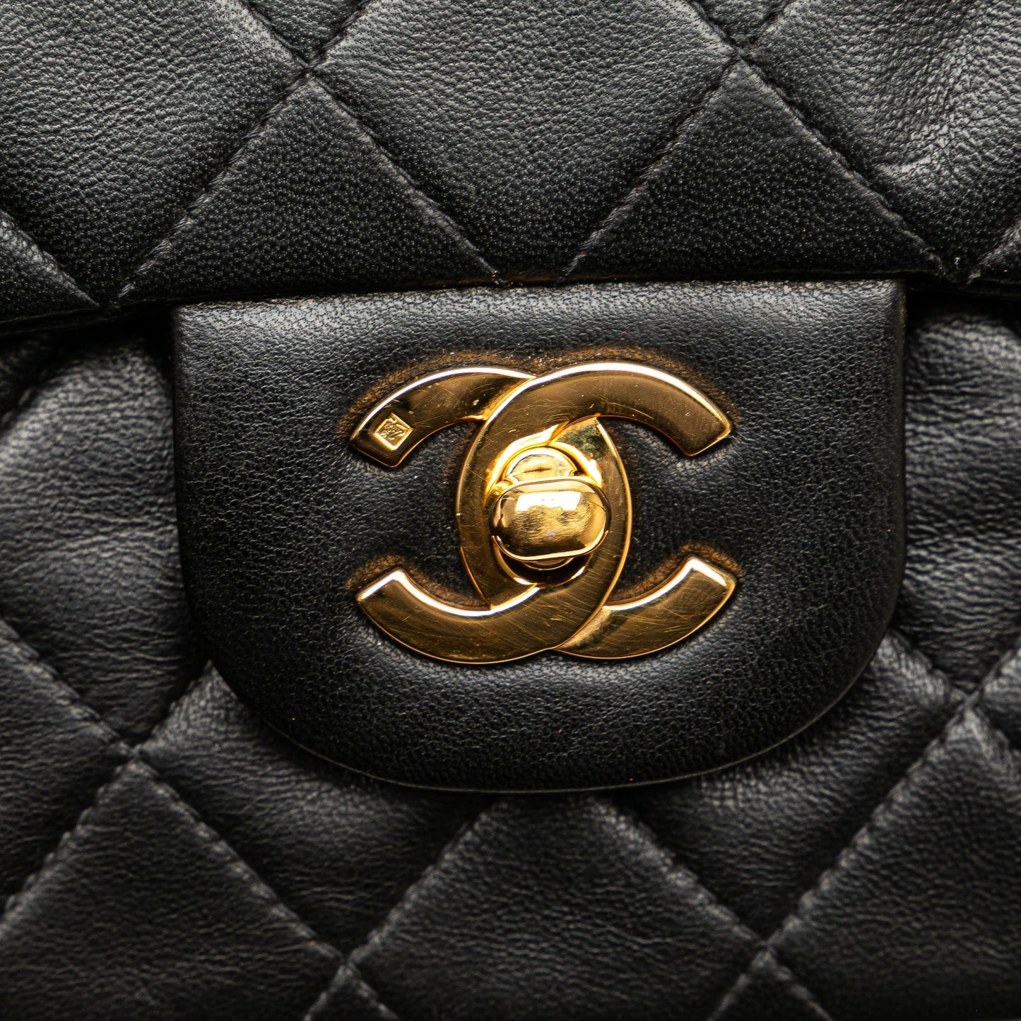 Chanel Medium Classic Lambskin Double Flap Black