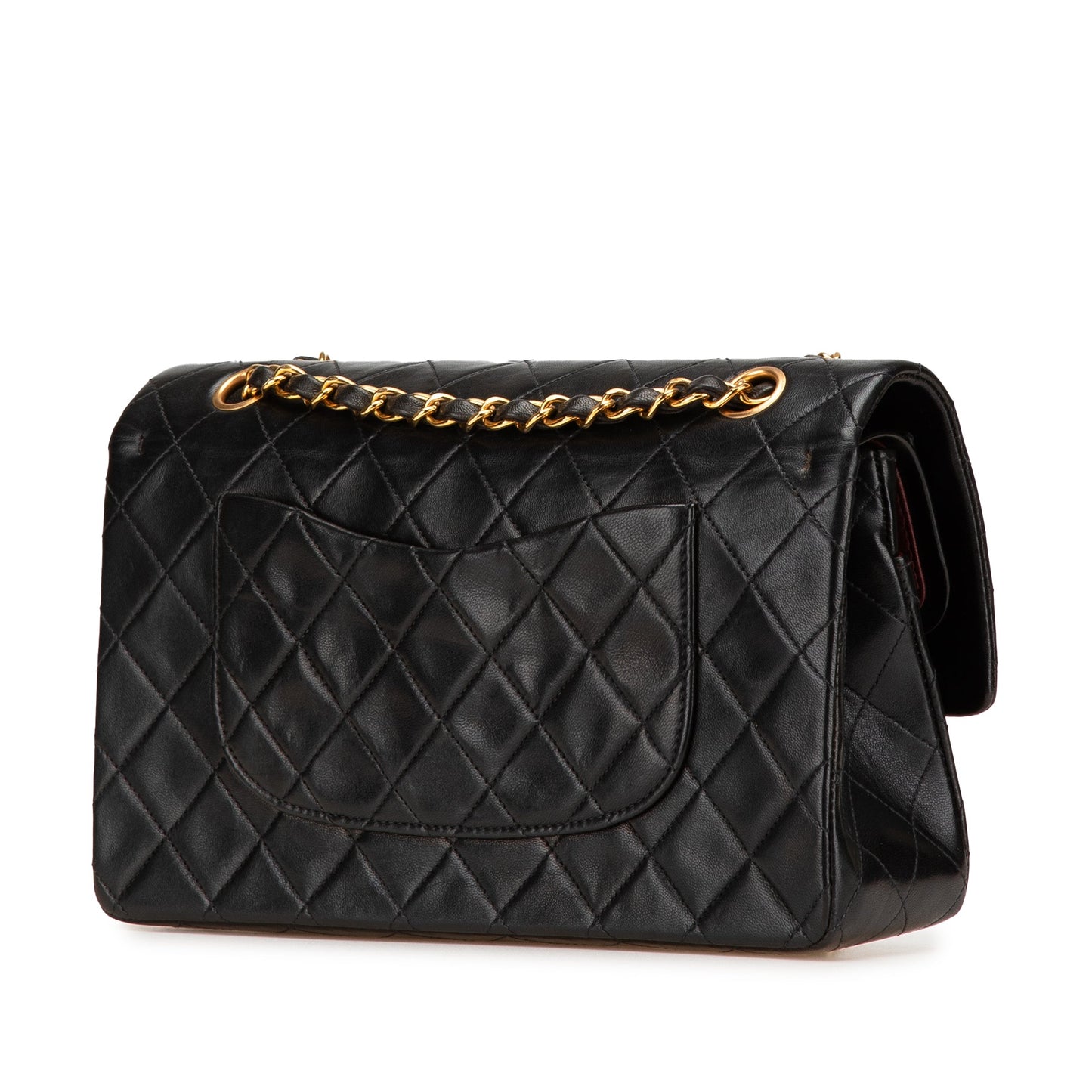 Chanel Medium Classic Lambskin Double Flap Black