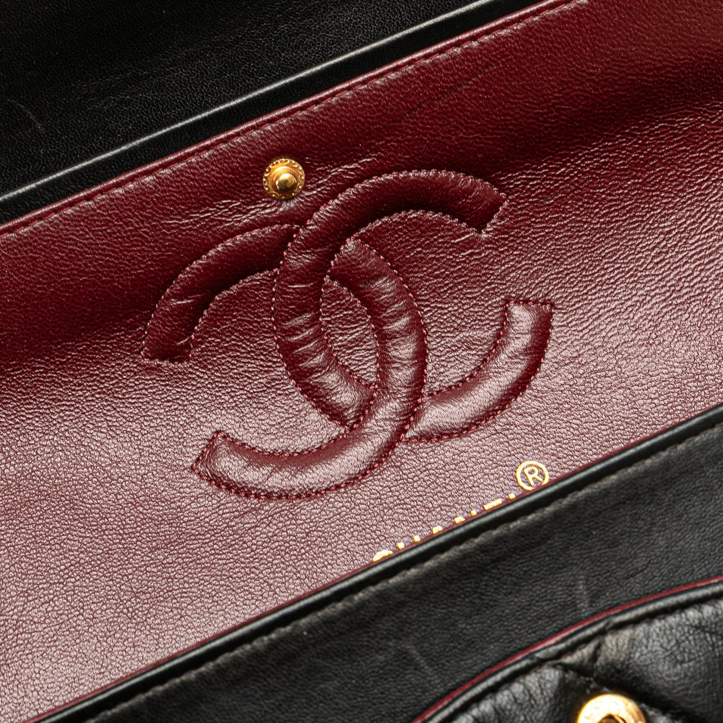Chanel Medium Classic Lambskin Double Flap Black