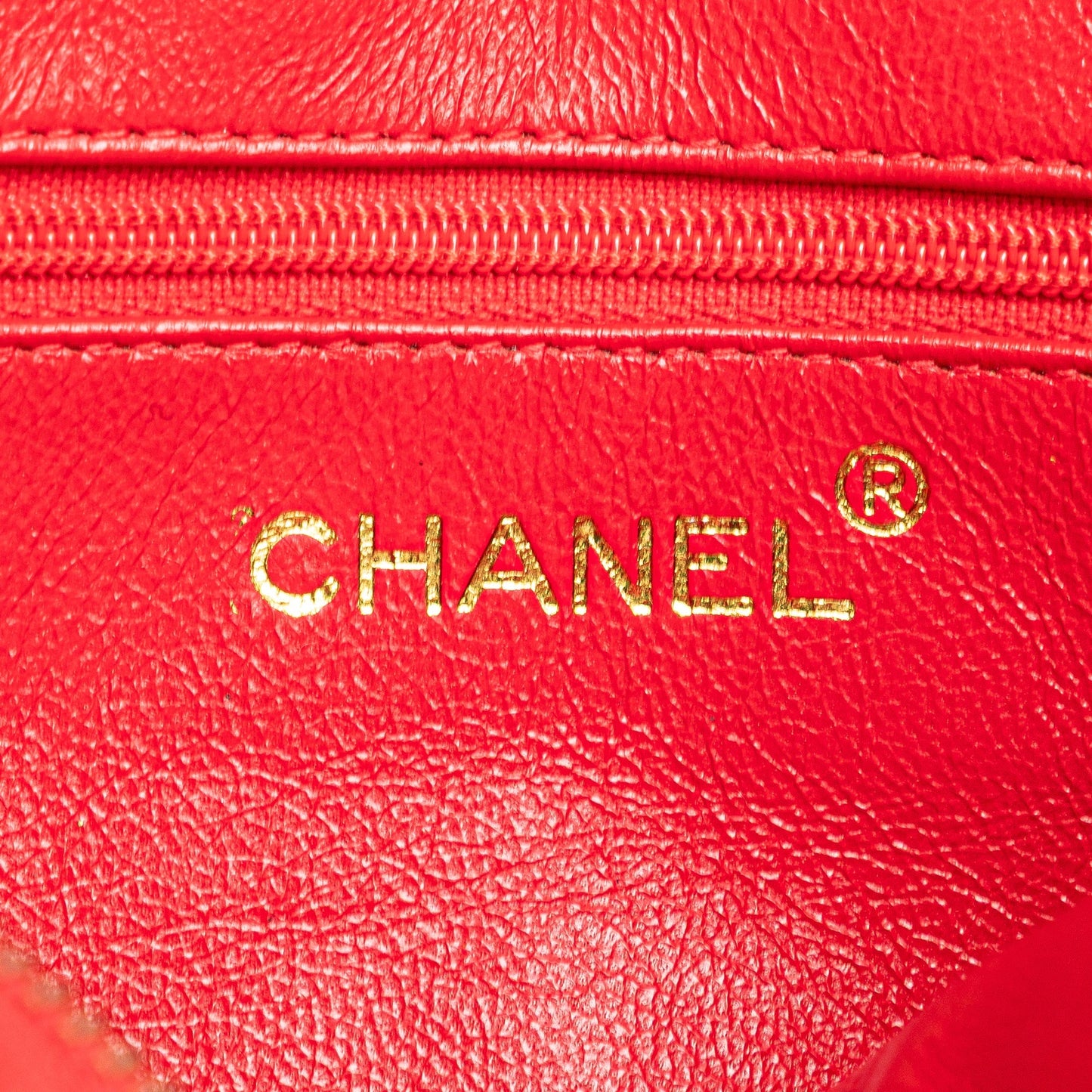 Chanel CC Quilted Lambskin Tassel Camera Bag Red