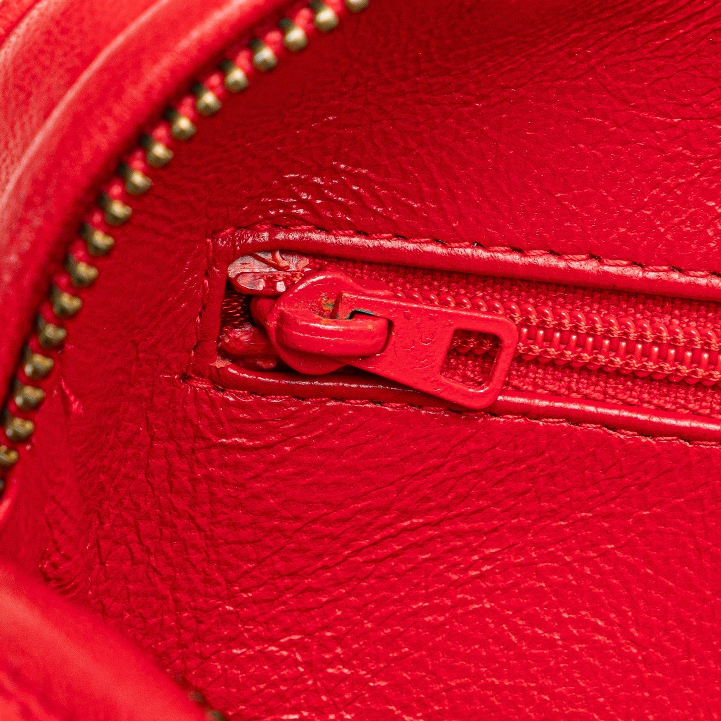 Chanel CC Quilted Lambskin Tassel Camera Bag Red