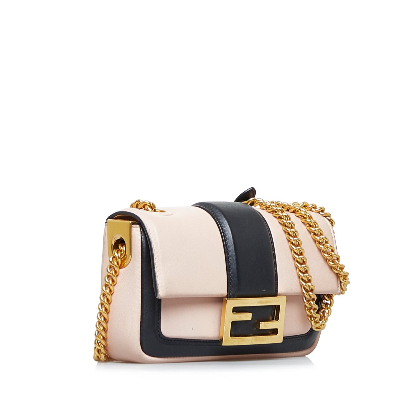 Fendi Mini Baguette Chain Pink