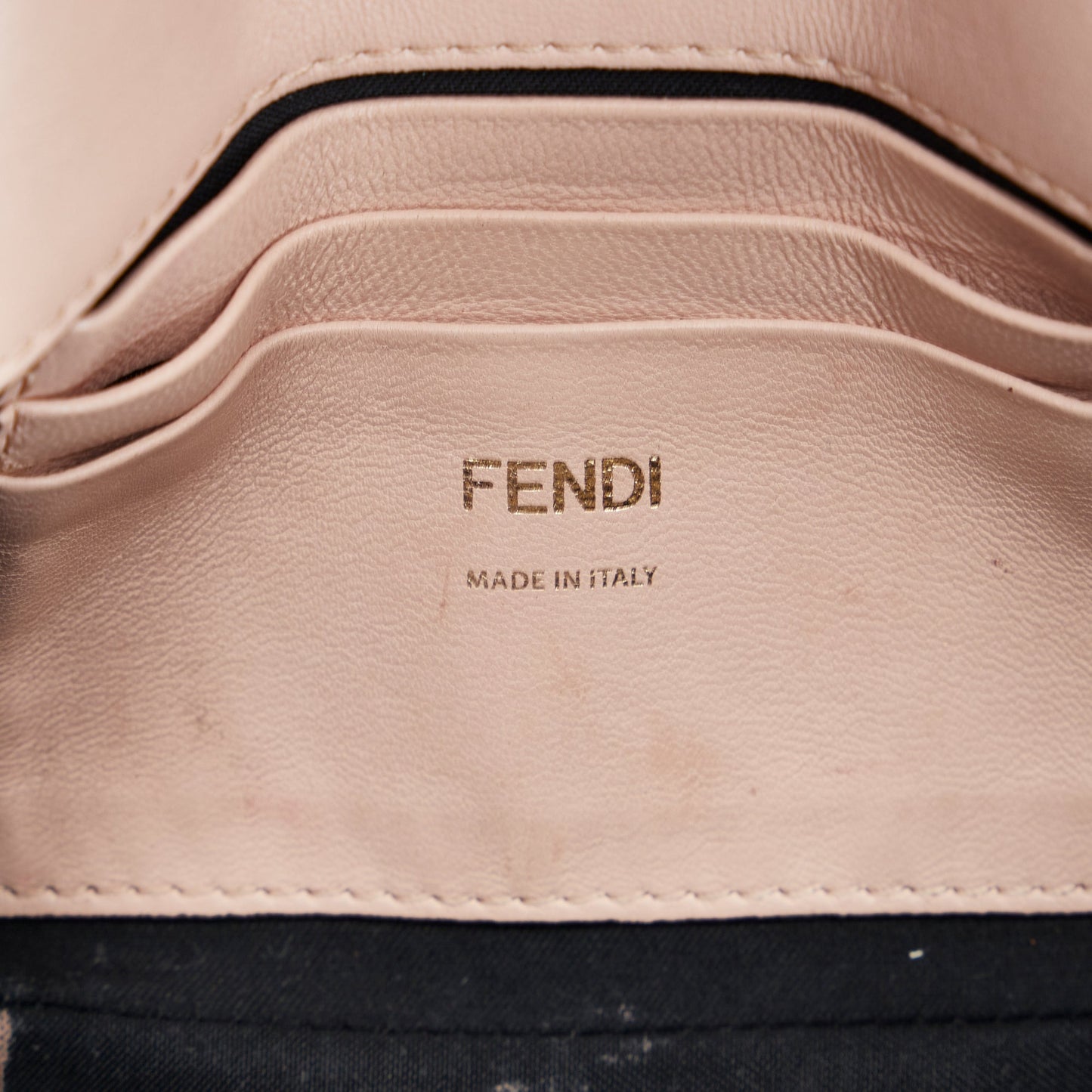 Fendi Mini Baguette Chain Pink