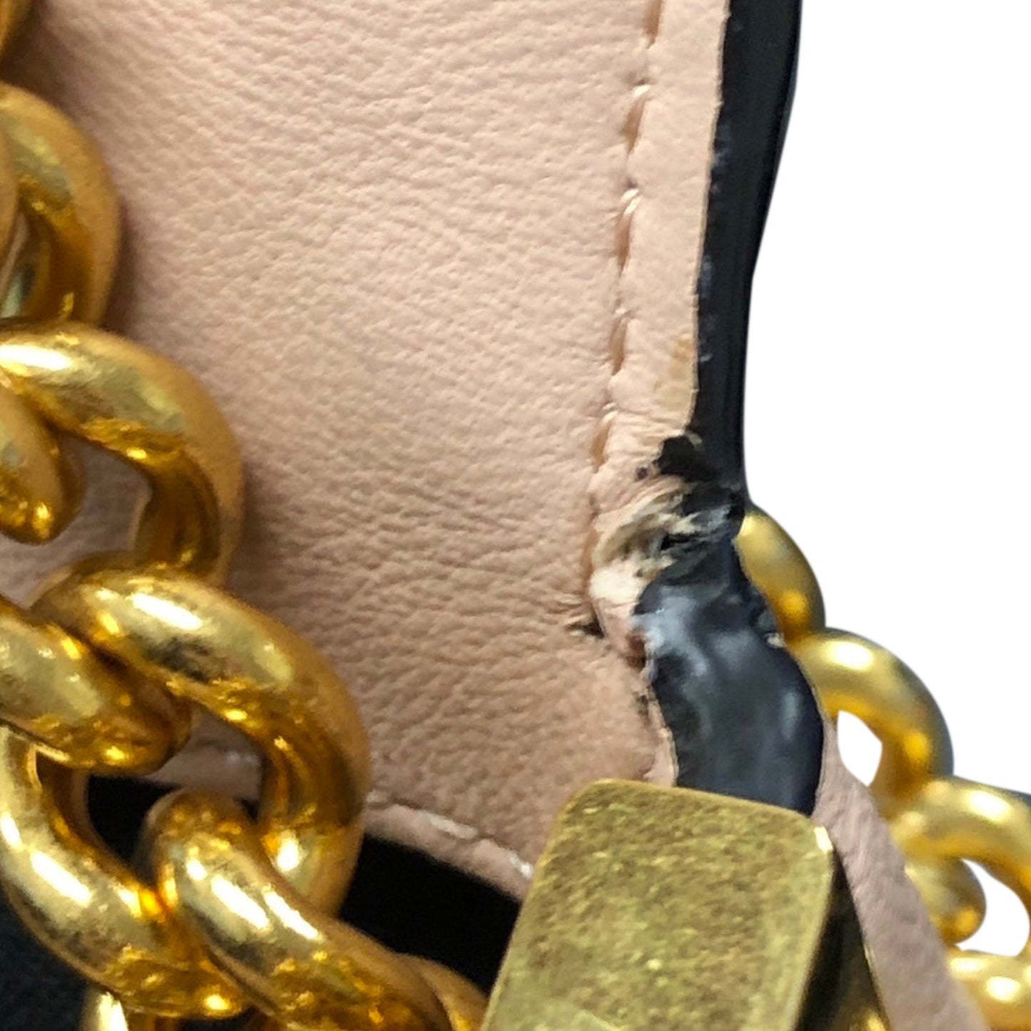 Fendi Mini Baguette Chain Pink
