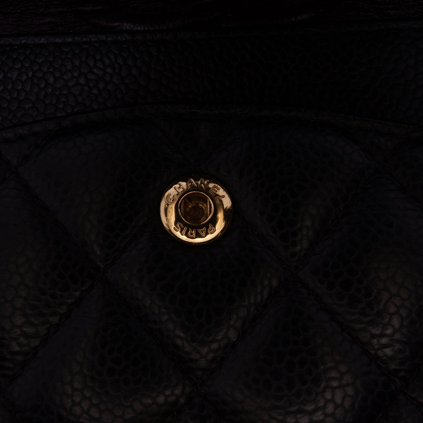 Chanel Medium Classic Caviar Double Flap Black
