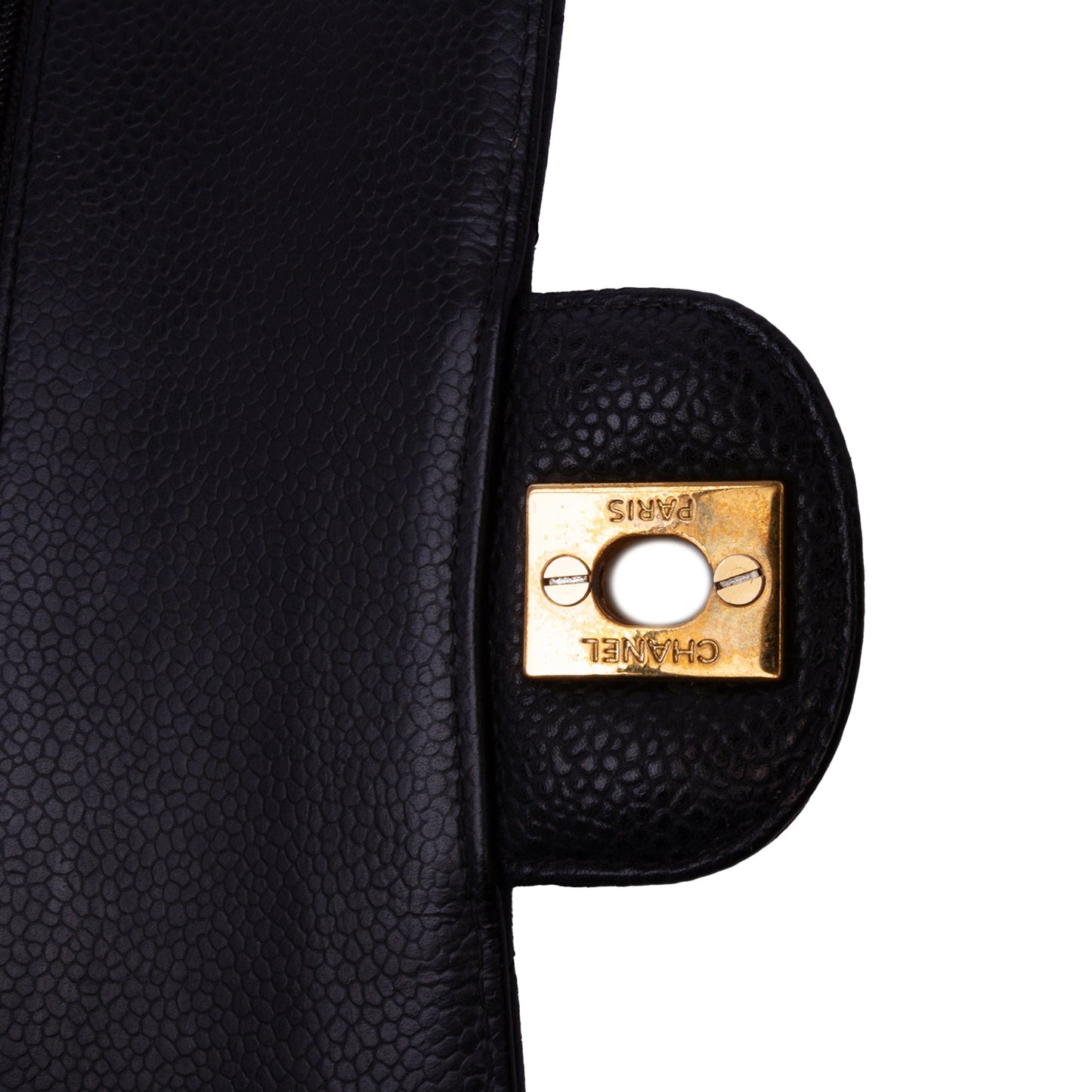 Chanel Medium Classic Caviar Double Flap Black