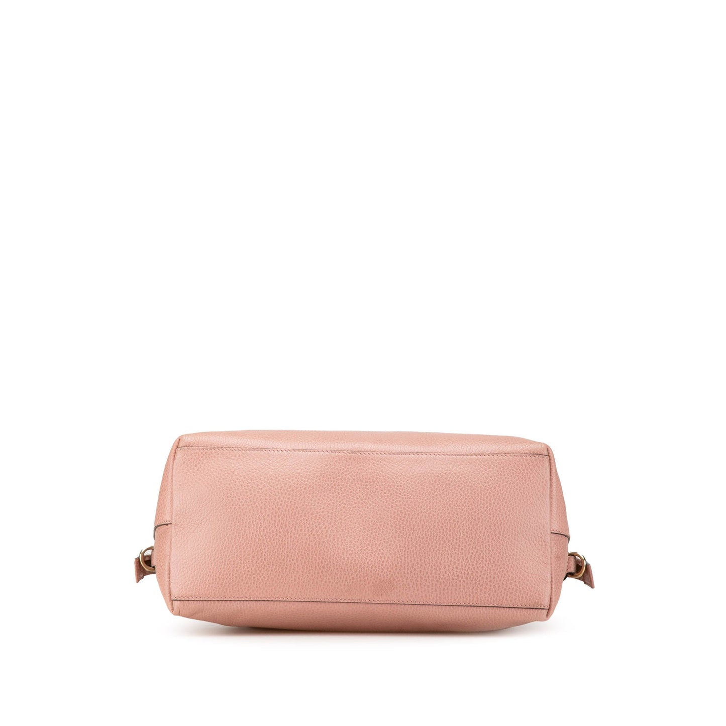 Gucci Medium Leather GG Charm Dome Satchel Pink