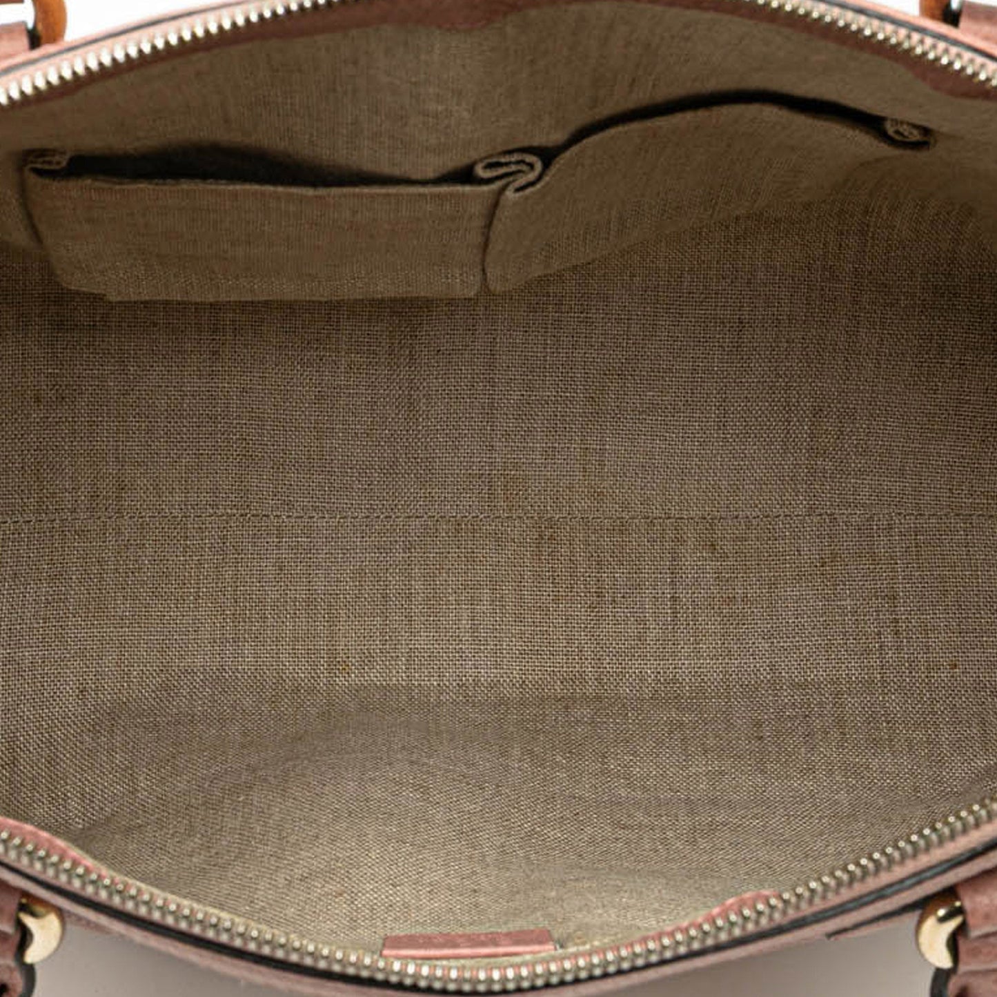 Gucci Medium Leather GG Charm Dome Satchel Pink