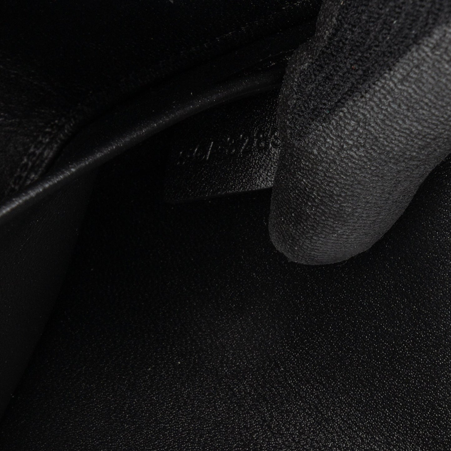 Celine Triomphe Leather Claude Shoulder Bag Black