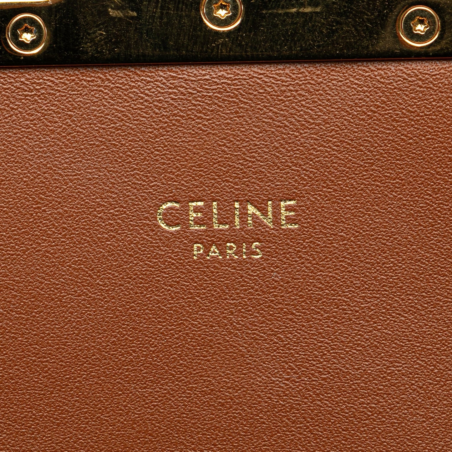 Celine Teen Coated Canvas Triomphe Crossbody White