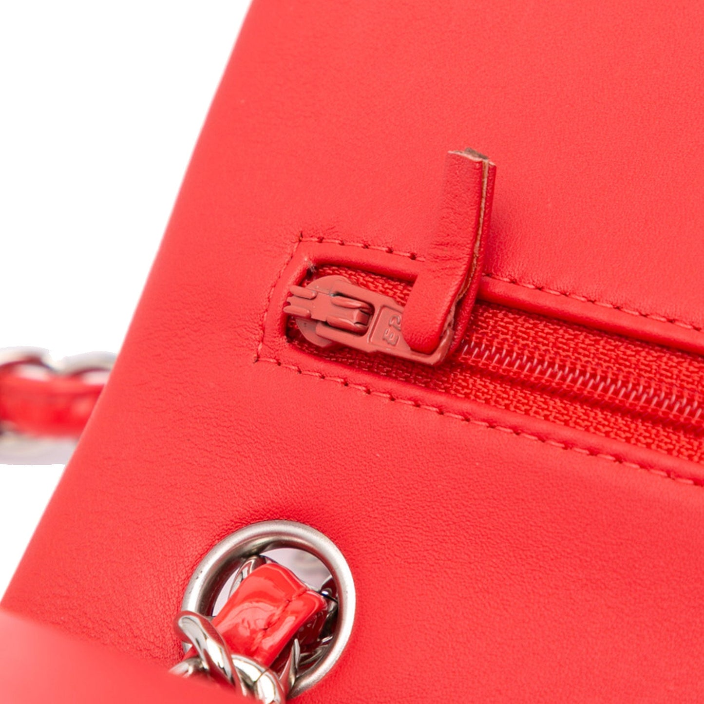 Chanel Jumbo Classic Patent Double Flap Red