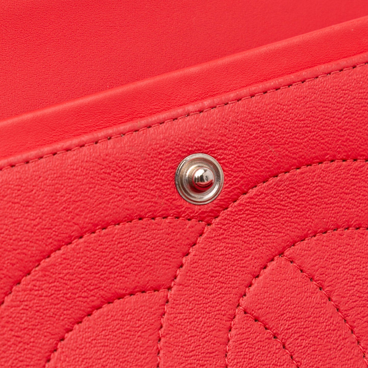 Chanel Jumbo Classic Patent Double Flap Red