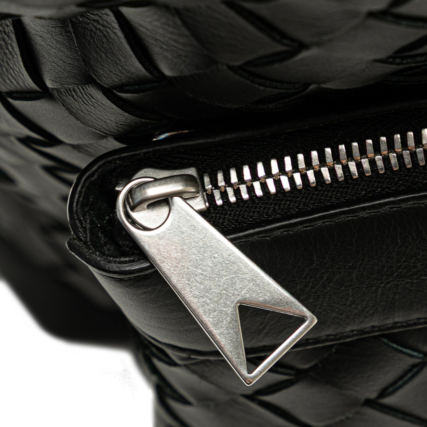 Bottega Veneta Nappa Intrecciato Front Pocket Backpack Black