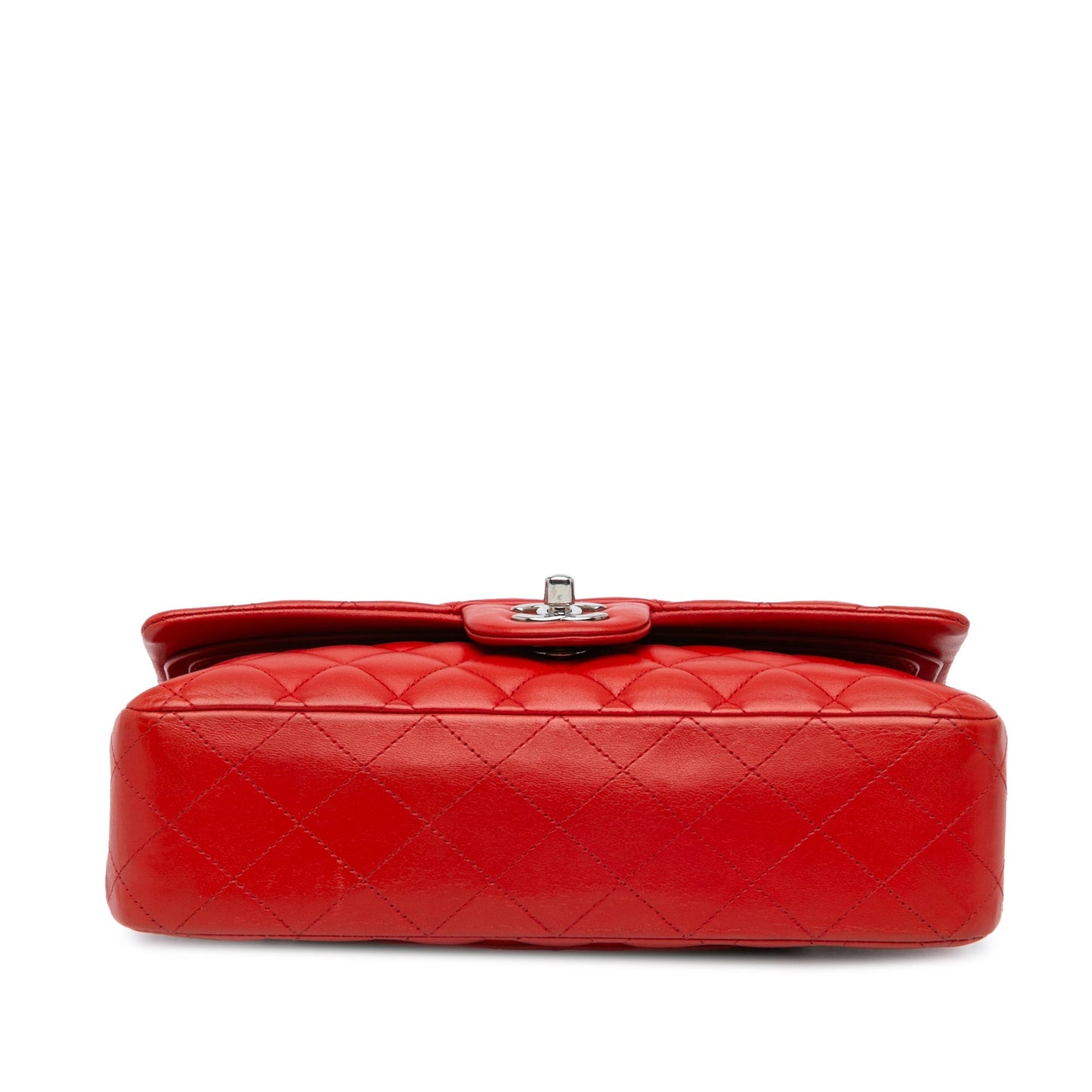 Chanel Medium Classic Lambskin Double Flap Red